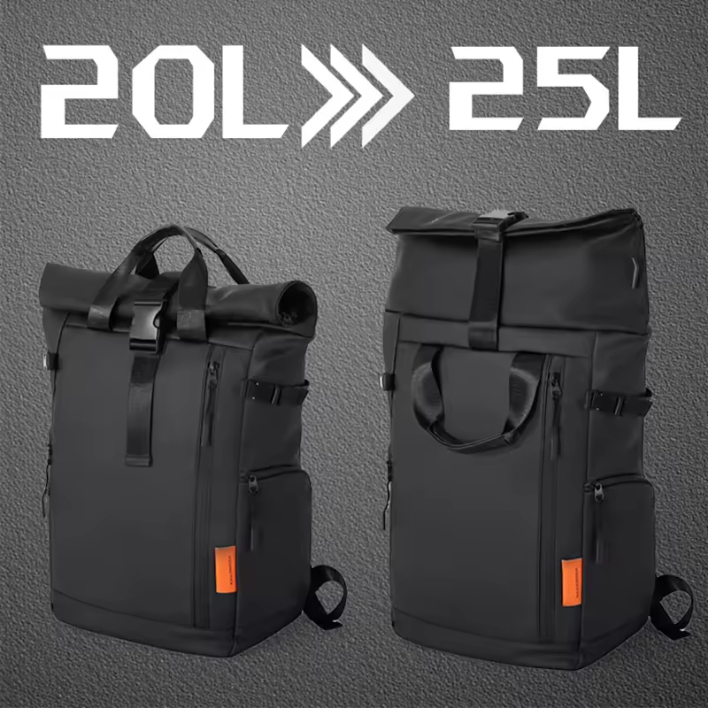 High-quality Unisex Fashion Laptop Backpack Waterproof Oxford Student Computer Bags Waterproof Rolltop Backpack