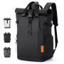 High-quality Unisex Fashion Laptop Backpack Waterproof Oxford Student Computer Bags Waterproof Rolltop Backpack