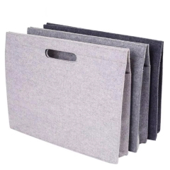Corporate Branded Laptop Tote Bag Waterproof Felt with Anti-Scratch Tech Compartments