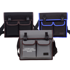 custom tool storage bag for electricians canvas electrician tool bag heavy duty shoulder tool bag
