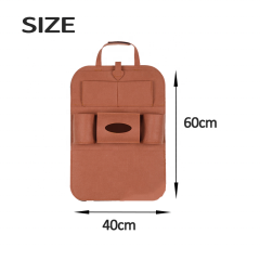 Soft Car Felt Seat Storage Organizer with Multiple Compartments for Essentials
