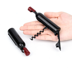 Creative Personalized Souvenir Business Gift Custom LOGO Giveaway Mini Fridge Magnet Beer Bottle Cockscrew Wine Opener Stainless
