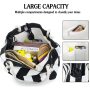 Custom Women Waterproof Beach Tote Bag Portable Shoulder Handbag Striped Canvas Tote Bag for Shopping