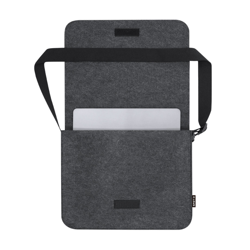 Recycled RPET Felt Shoulder Bag Eco-friendly Laptop Case Sustainable Crossbody Document Bag for Corporate Business Gifts