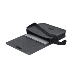 Recycled RPET Felt Shoulder Bag Eco-friendly Laptop Case Sustainable Crossbody Document Bag for Corporate Business Gifts