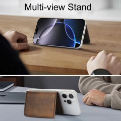 RFID Magnetic Wallet Protected Durable Universal Faux Leather Trendy Mobile Phone Cases & Card Wallet