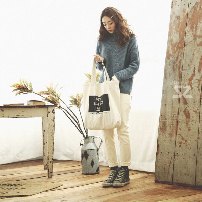 Reusable Cotton Canvas Zipper Shopping Bag with Large Capacity Custom Printed Tote for Gift and Event Use