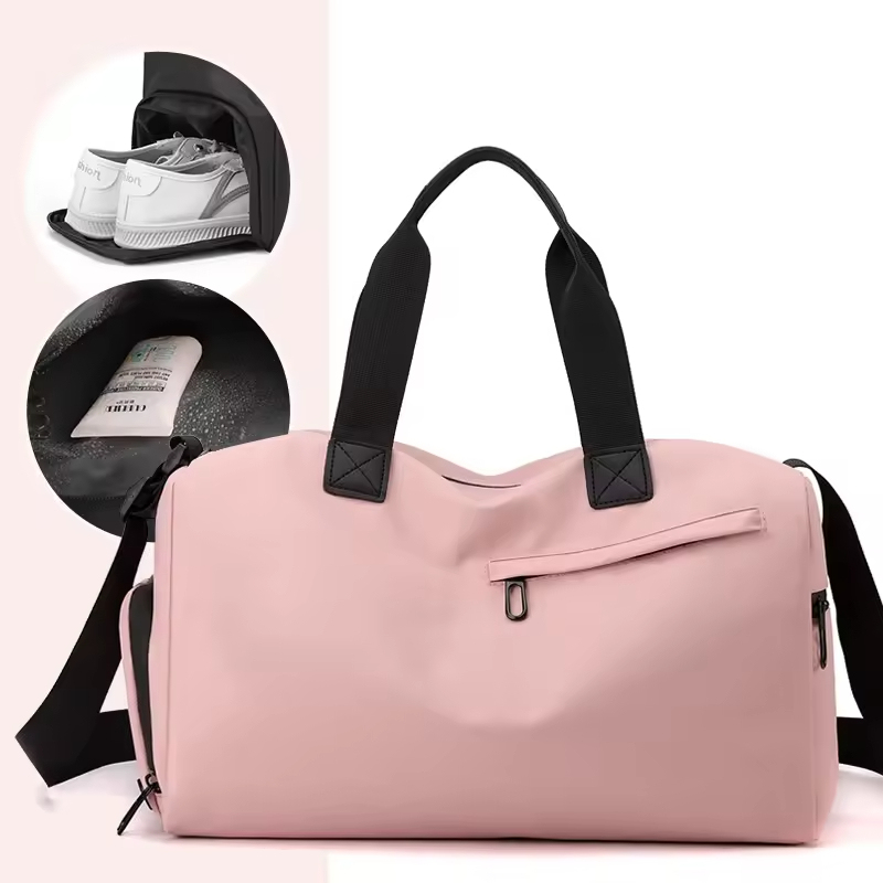 Wholesale Waterproof Gym Sports Bag High Quality Bags With Shoes Compartment Wet Dry Separation Travel Duffel Bag