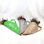 Eco-friendly Shopping bag Waterproof Portable Packaging Flower Carry Jute Gift Bag