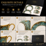 Luxury Ceramic Coffee Cup Gift Set With Saucer Premium Porcelain Espresso Cup Set in Gift Box for Corporate Wedding Gift