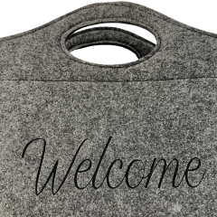 Wholesale Custom Felt Tote Bags - Eco-Friendly Grocery Bag with Logo Printing
