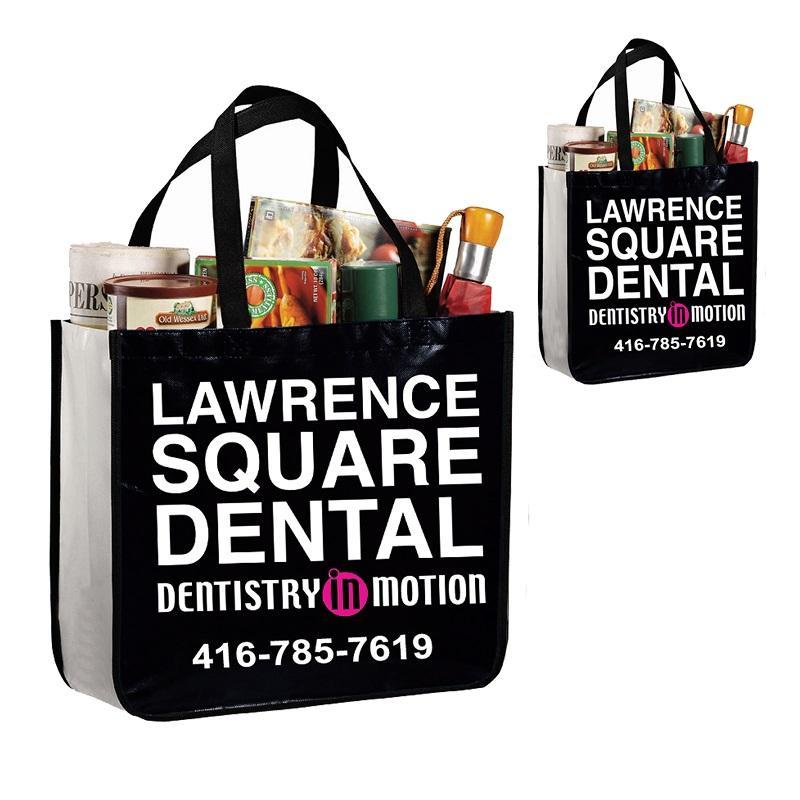 관례에 의하여 인쇄되는 재사용할 수 있는 박판으로 만들어진 Eco 끈달린 가방 PP 비 길쌈된 주문 쇼핑 백