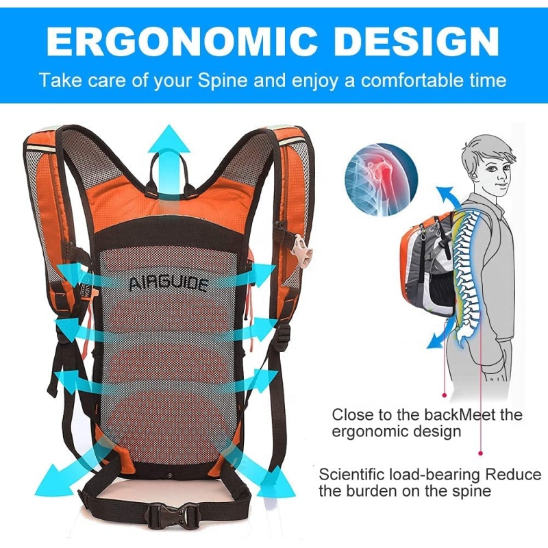 Outdoor Sports Backpack 18L | Waterproof Hiking & Climbing Pack with Hydration Bladder Sleeve