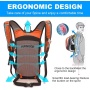 Outdoor Sports Backpack 18L | Waterproof Hiking & Climbing Pack with Hydration Bladder Sleeve
