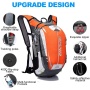 Outdoor Sports Backpack 18L | Waterproof Hiking & Climbing Pack with Hydration Bladder Sleeve