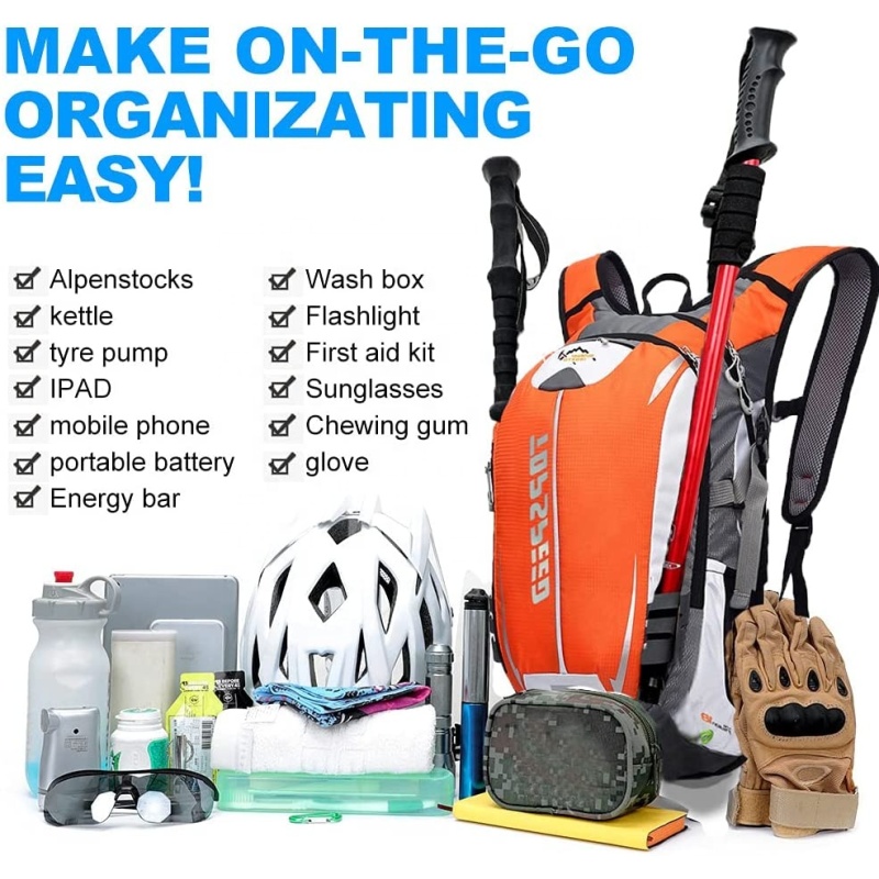 Outdoor Sports Backpack 18L | Waterproof Hiking & Climbing Pack with Hydration Bladder Sleeve