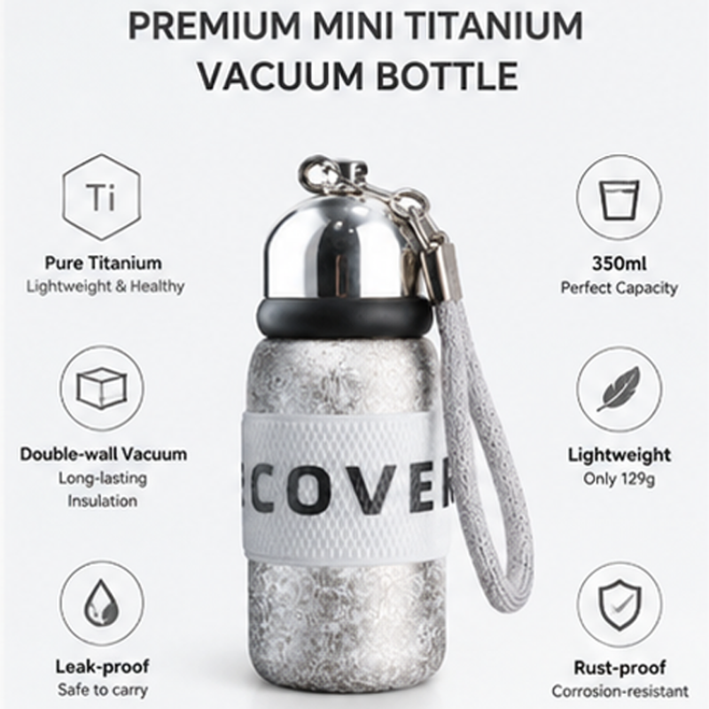 Premium Eco-Friendly Stainless Steel Small Thermal Cup Glitter Texture Vacuum Insulated Flask for Coffee Tea Office Use