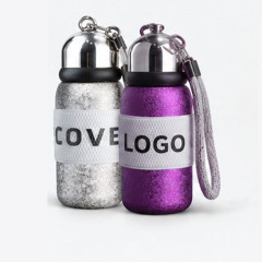 Premium Eco-Friendly Stainless Steel Small Thermal Cup Glitter Texture Vacuum Insulated Flask for Coffee Tea Office Use Premium Eco-Friendly Stainless Steel Small Thermal Cup Glitter Texture Vacuum Insulated Flask for Coffee Tea Office Use