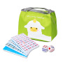Travel Mahjong Set with Bag with Table Cloth Dices 4 Rulers Mini Mahjong