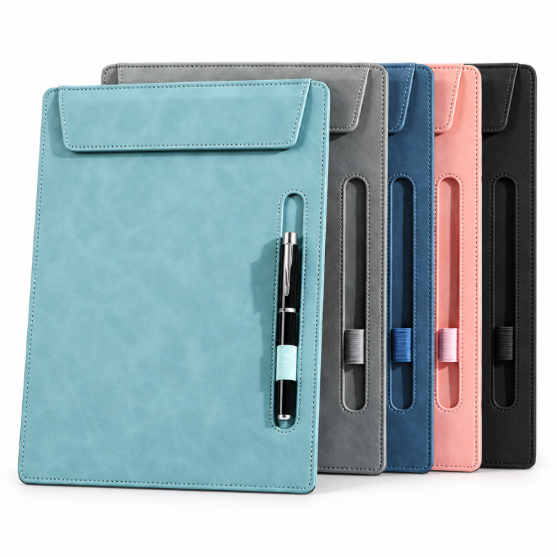 Promotional A4 Magnetic Document Folder Custom Logo Writing Clipboard for Conferences and Business Gifts