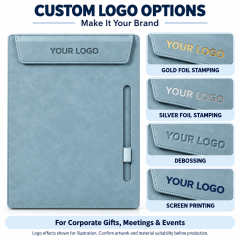 Promotional A4 Magnetic Document Folder Custom Logo Writing Clipboard for Conferences and Business Gifts