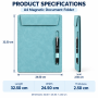 Promotional A4 Magnetic Document Folder Custom Logo Writing Clipboard for Conferences and Business Gifts