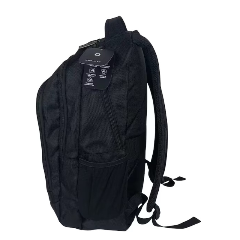 Fashion High Quality Polyester Backpack for Men Customized Black Unisex Backpack Bag