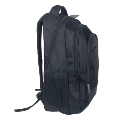Fashion High Quality Polyester Backpack for Men Customized Black Unisex Backpack Bag
