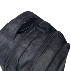Fashion High Quality Polyester Backpack for Men Customized Black Unisex Backpack Bag