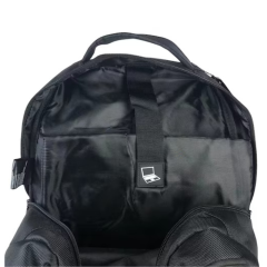 Fashion High Quality Polyester Backpack for Men Customized Black Unisex Backpack Bag