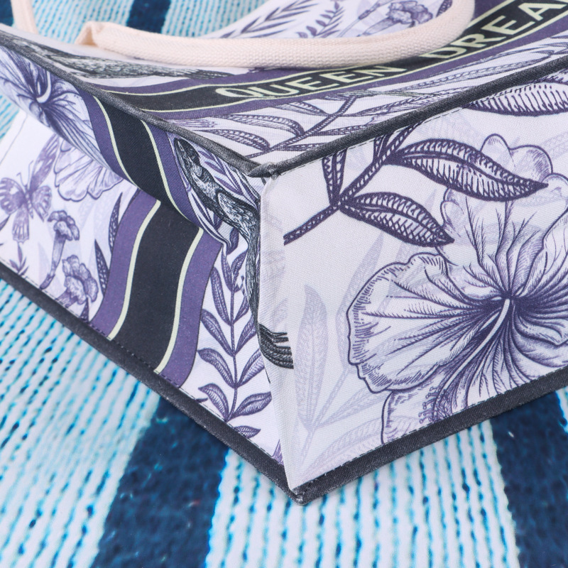 OEKO-TEX 황마 캔버스 토트백 | 승화 인쇄 + ISO 6330 인증