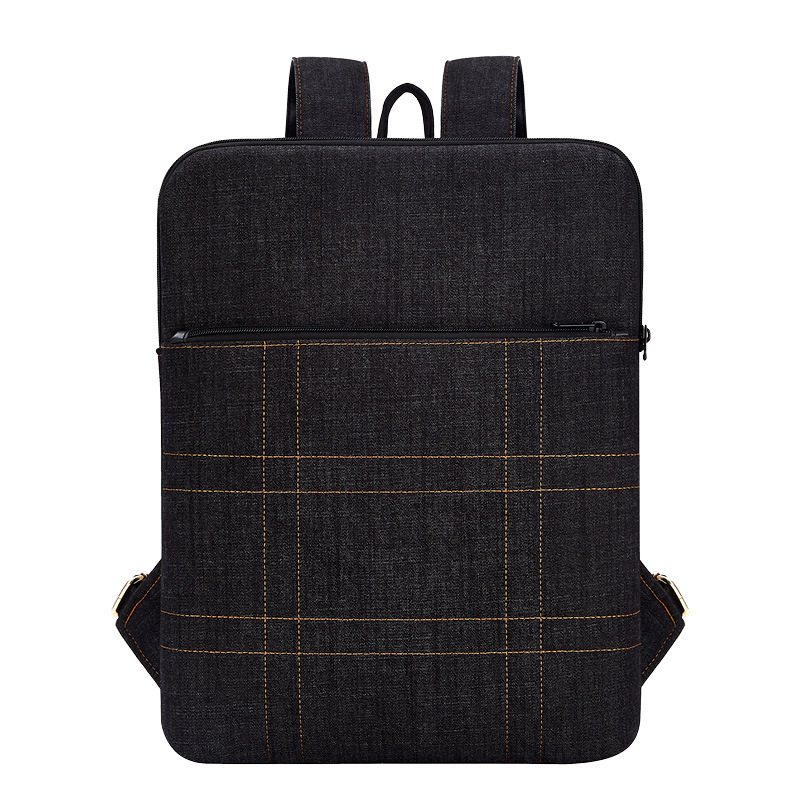 Sac à dos grand format en nylon avec logo personnalisé pour ordinateur de bureau, école, voyage, affaires, ordinateur portable