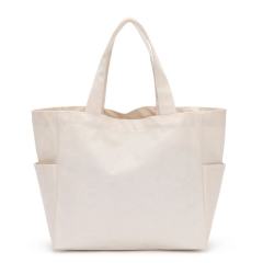 Wholesale eco friendly material custom 100% cotton canvas multi pockets foldable shopping bag grocery bags canvas reusable bags Wholesale eco friendly material custom 100% cotton canvas multi pockets foldable shopping bag grocery bags canvas reusable bags