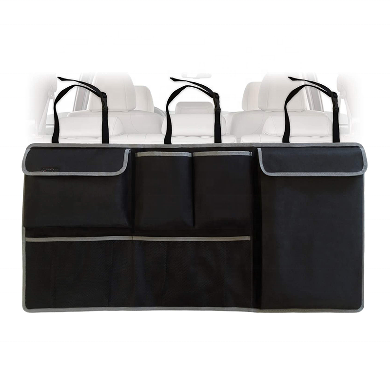 Car Backpack Hanging Organizer with Multi-Pocket Design, Space-Saving Easy Installation