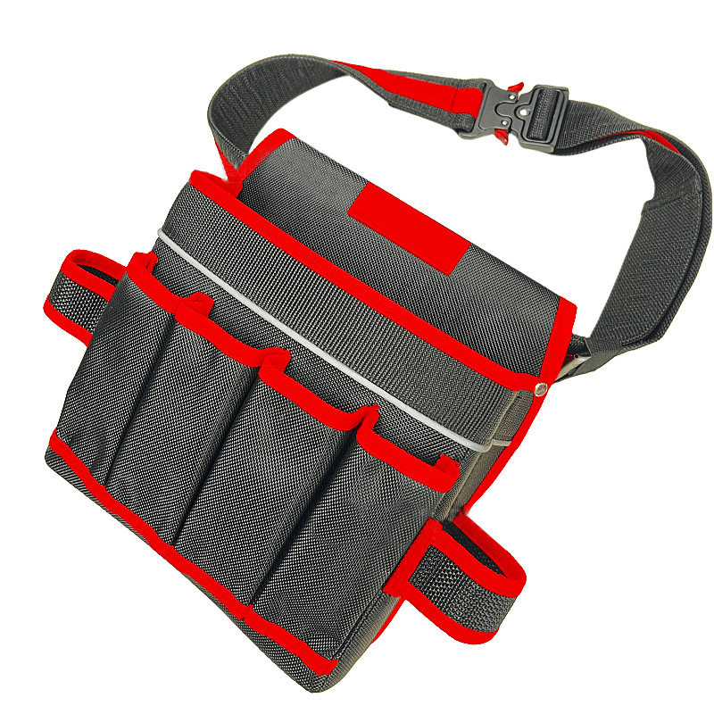 Heavy Duty Construction Work Kit Tools Holder Storage Organizer Electrical Waist Tool Belt Bag