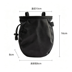 Rock Climbing Chalk Bag Adjustable Waist Belt Drawstring Bag  for Bouldering Rock Climbing