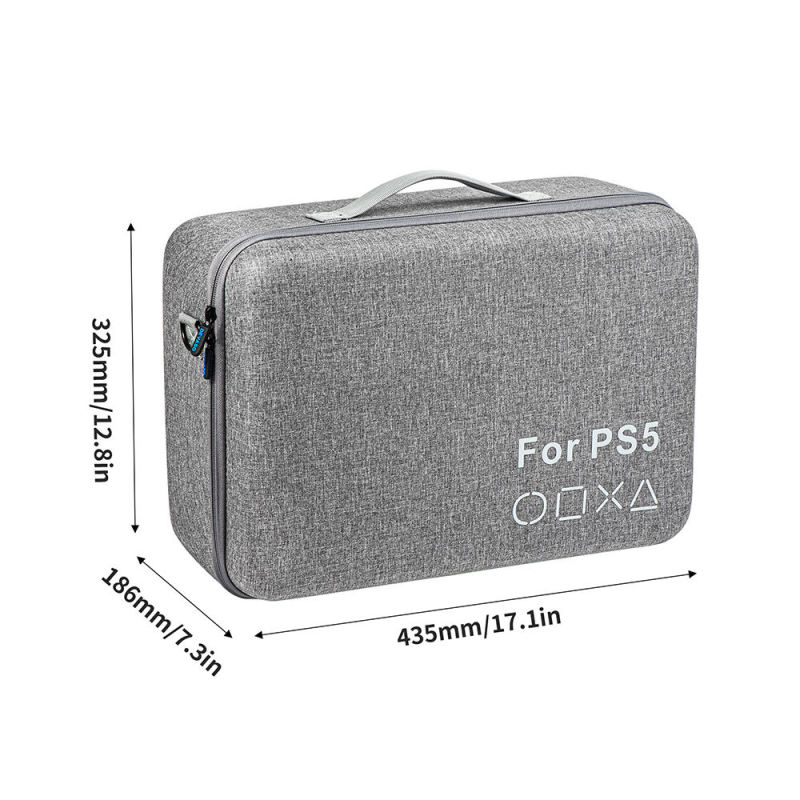 Sac de rangement portable pour console de jeu de voyage, sac à main de transport en EVA, valise de jeu, accessoires pour PlayStation 5