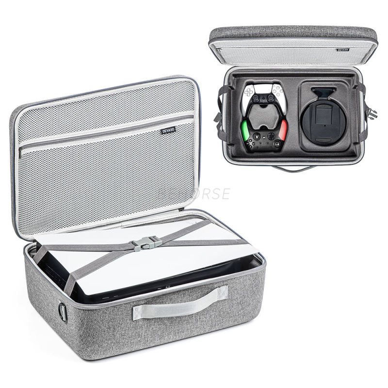 Sac de rangement portable pour console de jeu de voyage, sac à main de transport en EVA, valise de jeu, accessoires pour PlayStation 5