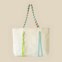 Custom Canvas Tote Bag Rope Handle Tote Bag Large Capacity Canvas Bag Eco Friendly Rope Handle Canvas Tote Bag for Women