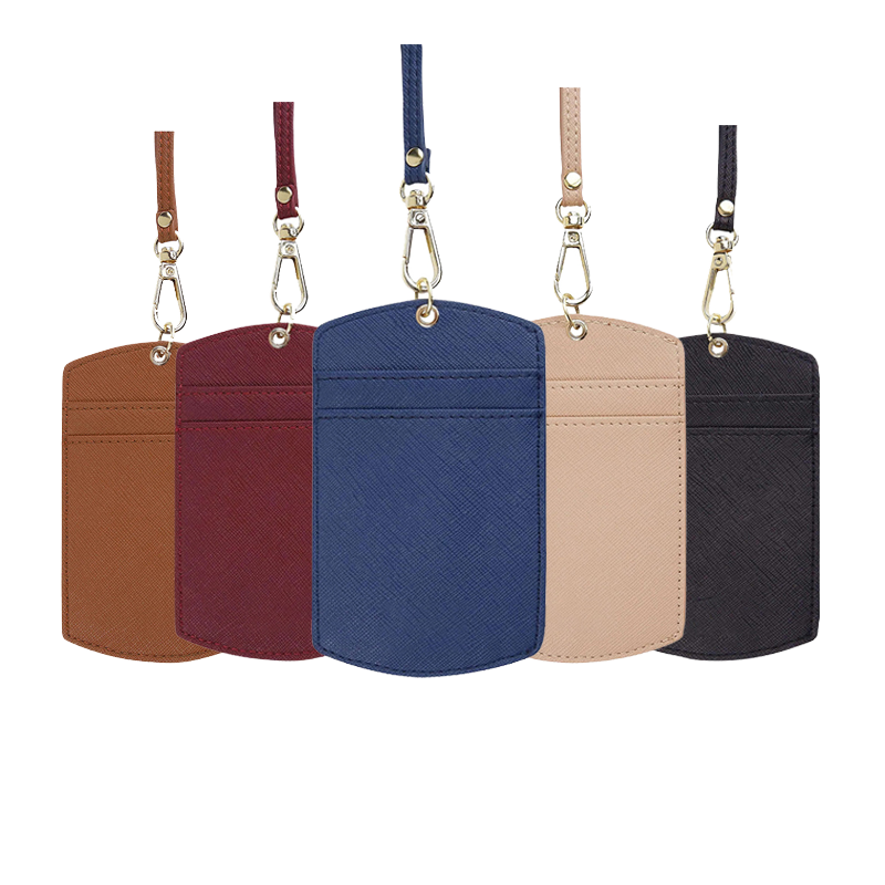 Custom Embossed logo Credit Card Protective Cover Holder Sublimation Blanks Pu Leather Luggage Tags Keychain Card Tag