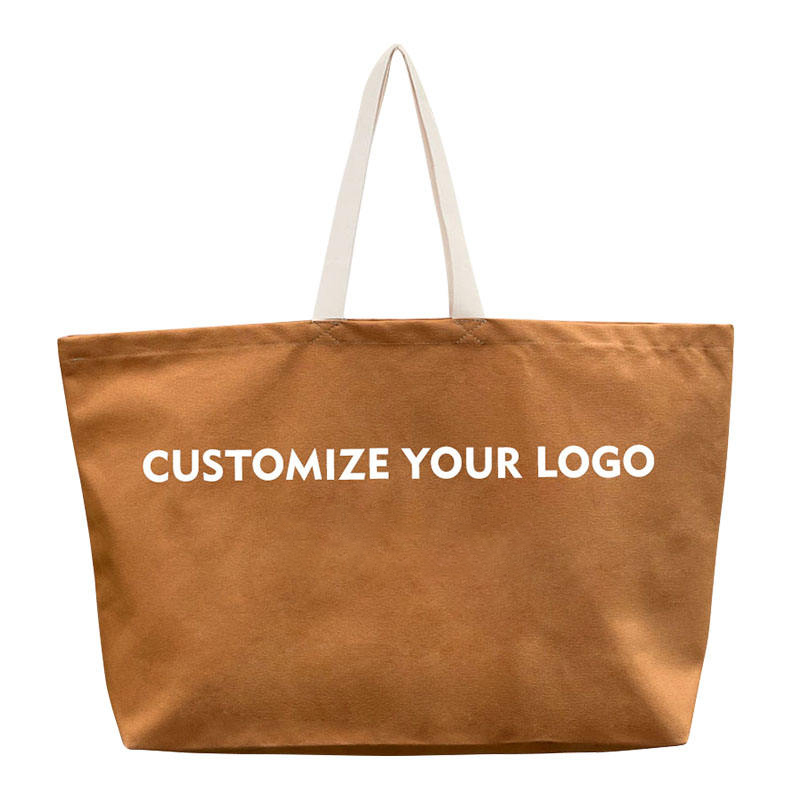 Reusable Cotton Canvas Tote Bag – Large Capacity, Lightweight, Ideal for Shopping Clothing Stores