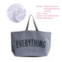 Reusable Cotton Canvas Tote Bag – Large Capacity, Lightweight, Ideal for Shopping Clothing Stores