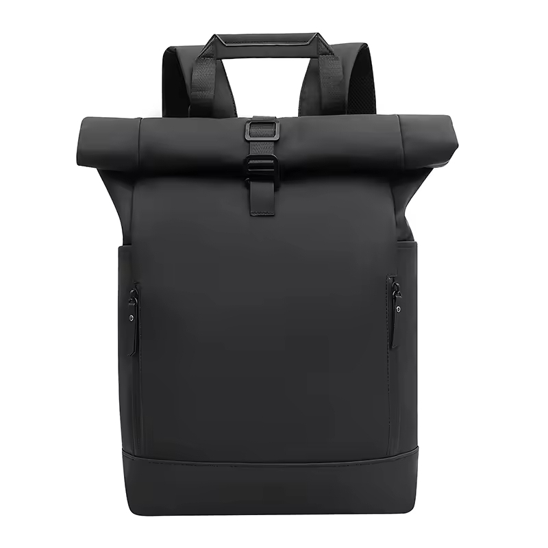 Factory Price Men's Backpack Roll Top Waterproof Business Laptop Bag Work Commute Backpack School Bag