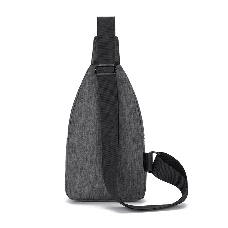 Pinghu Sinotex Custom Logo  Water Resistant Oxford Back Pack Crossbody Chest Shoulder Bag Outdoor Travel Sling Bags for Men