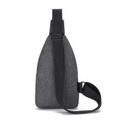Pinghu Sinotex Custom Logo Water Resistant Oxford Back Pack Crossbody Chest Shoulder Bag Outdoor Travel Sling Bags for Men