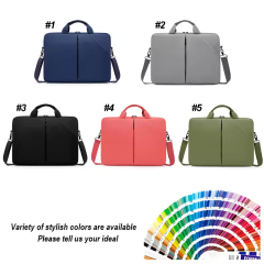 Custom Print Single Shoulder Travel Laptop Bags With Logo Wholesale Waterproof Nylon Laptop Bags Briefcase