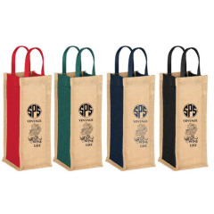High Quality Waterproof Daily Use Reusable Jute Bags Bolsa De Yute Portable Wine and Grocery Shopping Bags High Quality Waterproof Daily Use Reusable Jute Bags Bolsa De Yute Portable Wine and Grocery Shopping Bags