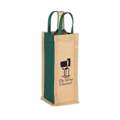 High Quality Waterproof Daily Use Reusable Jute Bags Bolsa De Yute Portable Wine and Grocery Shopping Bags