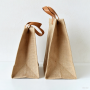 New Arrival Printed Shopping Jute Bag  Jute Grocery Bag Hand Bag With Soft Handle