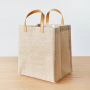 New Arrival Printed Shopping Jute Bag  Jute Grocery Bag Hand Bag With Soft Handle